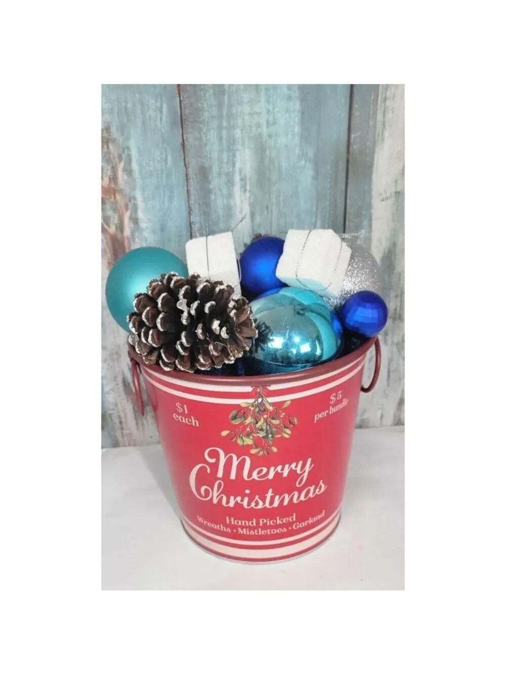 Ashland Christmas Decorative Centerpiece Container